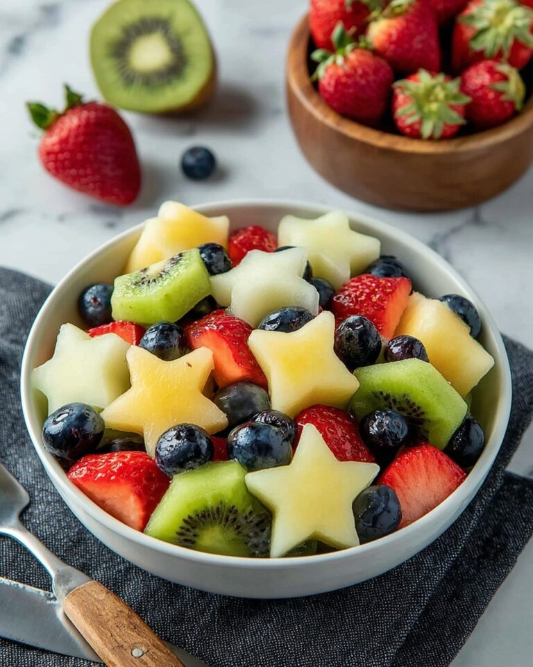 4th of July Patriotic Fruit Salad Recipe
