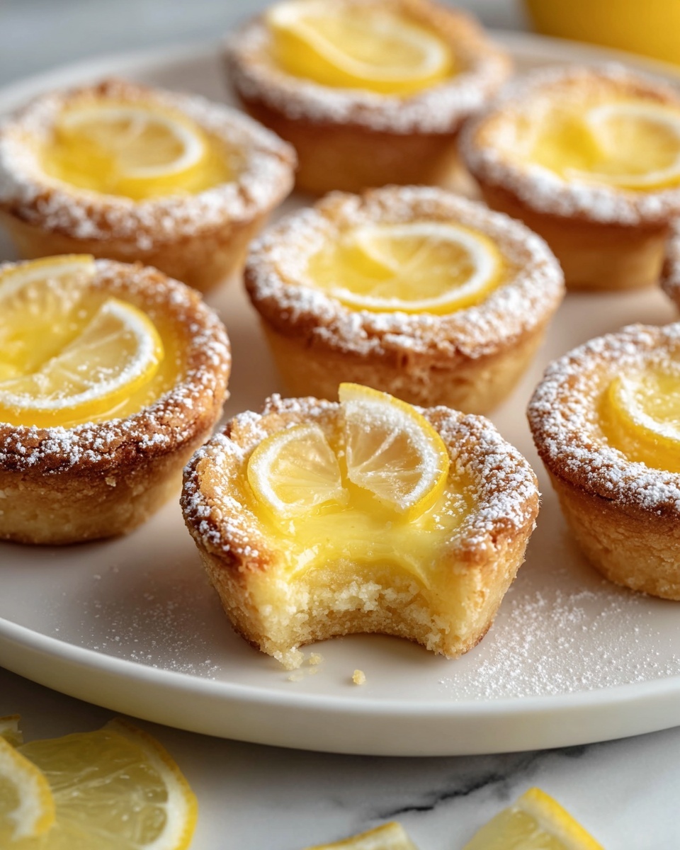 Mouthwatering Lemon Bar Cookie Cups Recipe - Recipe Image