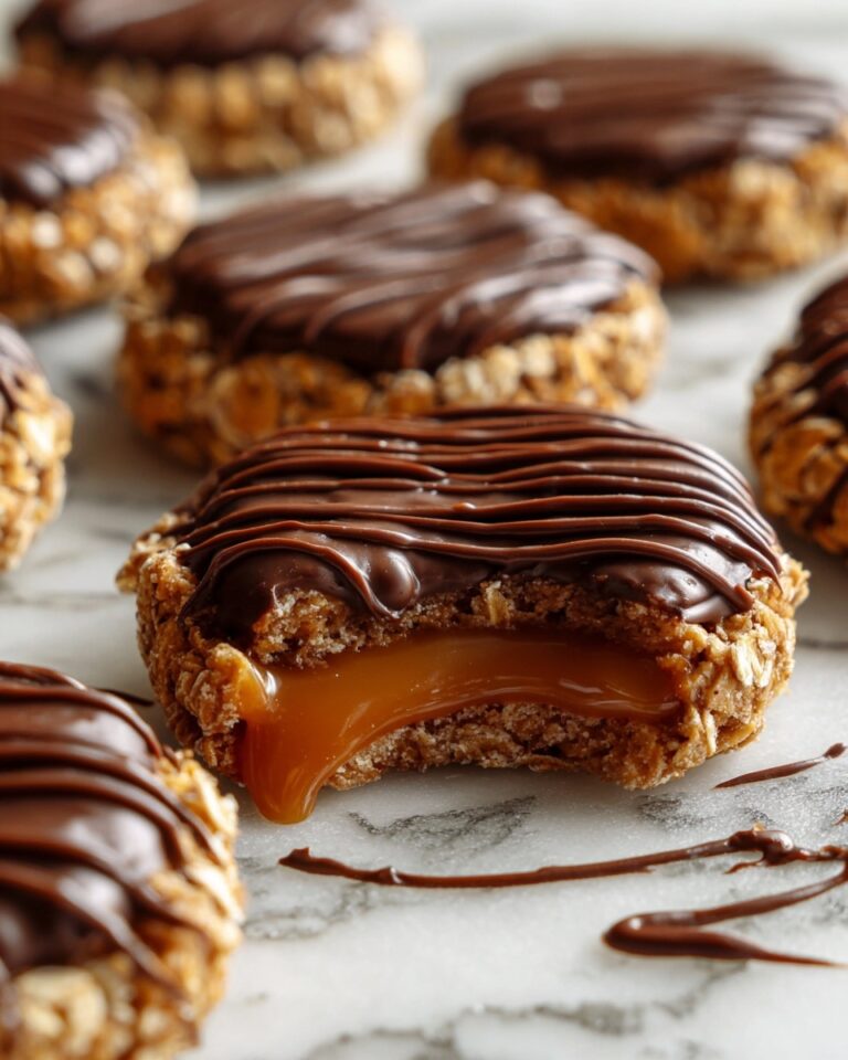 Peanut Butter Chocolate Caramel Cookies Recipe