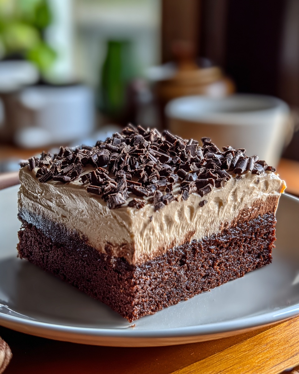 Brownie Refrigerator Cake Recipe - Recipe Image