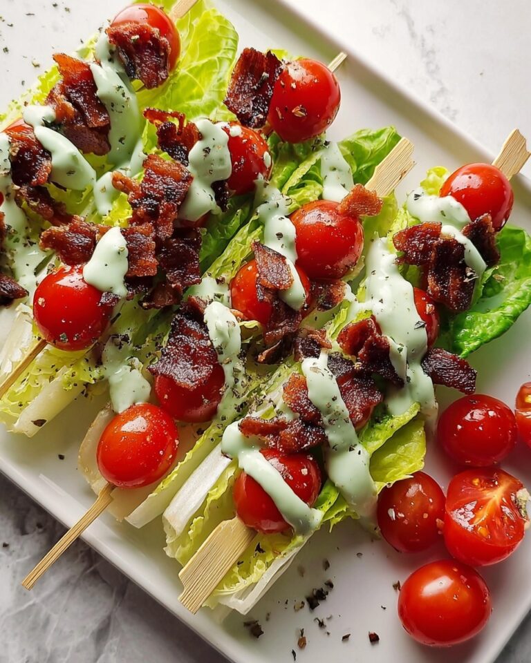 Wedge Salad Skewers Recipe