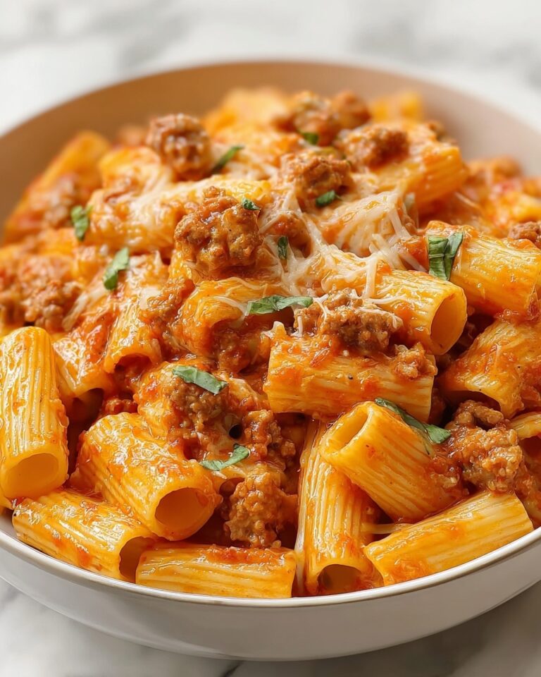 Creamy Rigatoni with Boursin Cheese Recipe