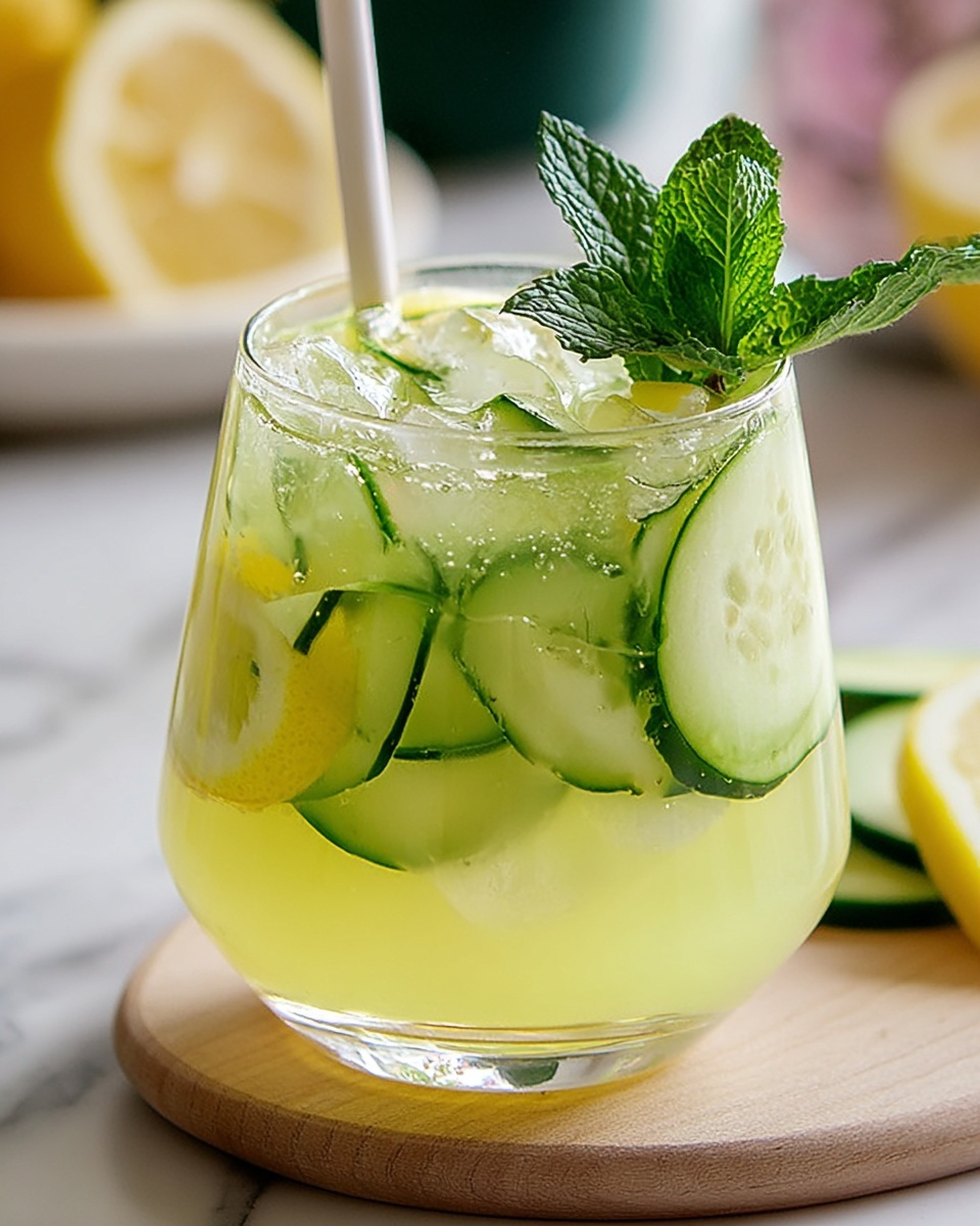 Cucumber Gin Fizz Pops Recipe - Recipe Image