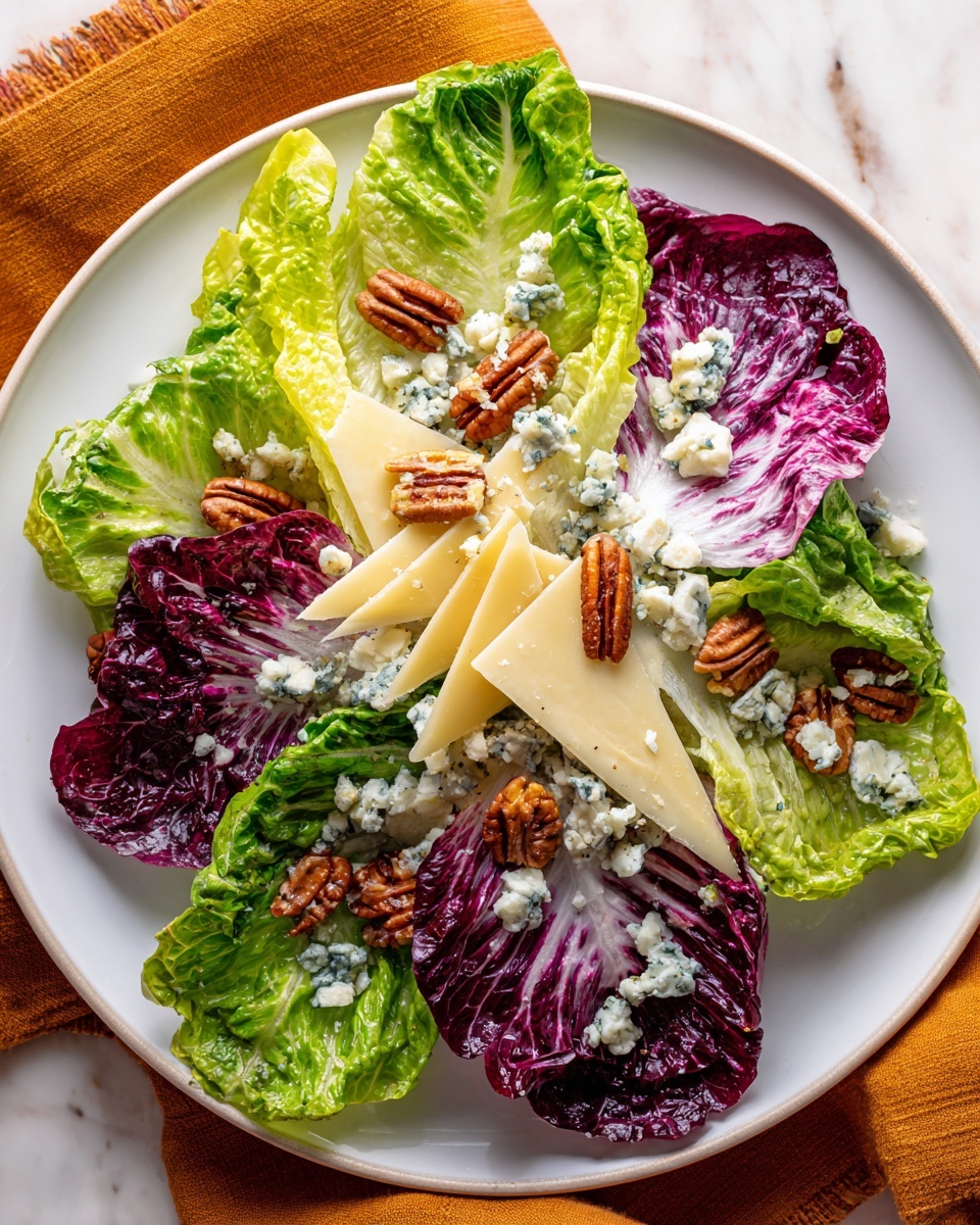 Blue Cheese, Walnut, and Chicory Salad Recipe - Recipe Image