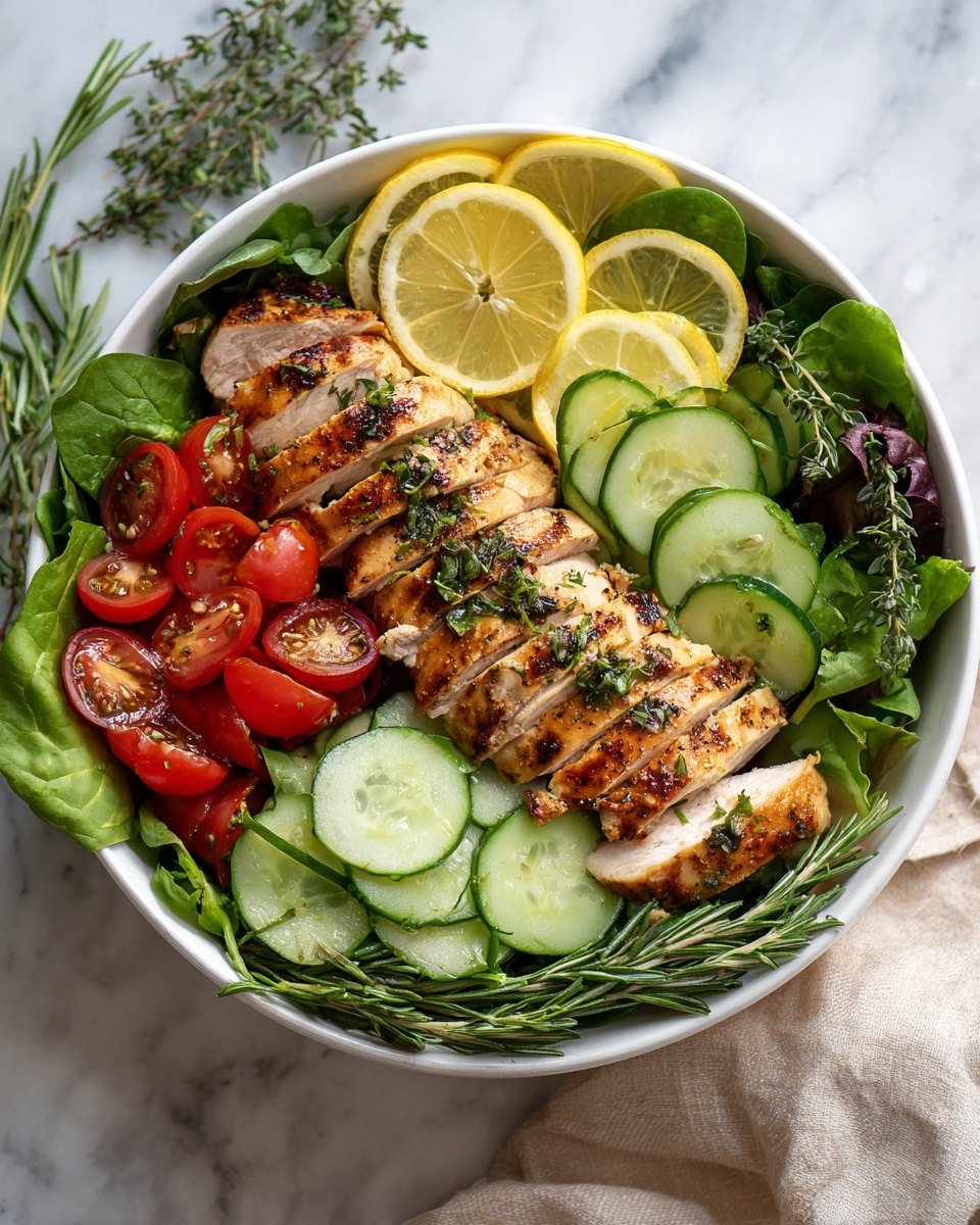 Lemon Herb Chicken Salad Recipe - Recipe Image