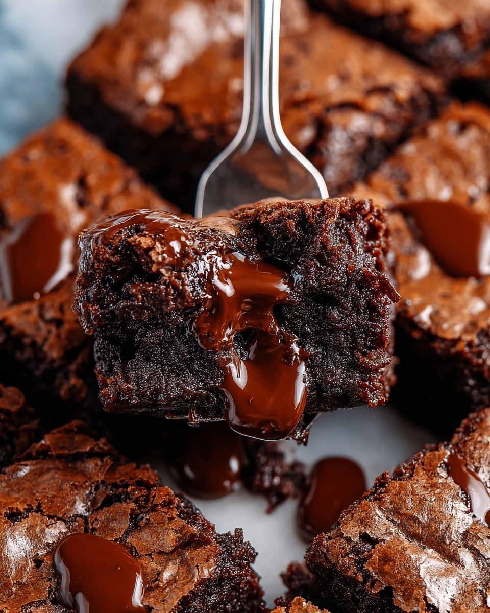 Peanut Butter Chocolate Fudge Brownies Recipe - Recipe Image