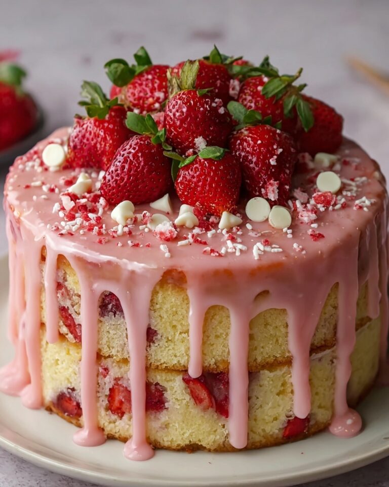 Strawberry Seismic Cake Recipe