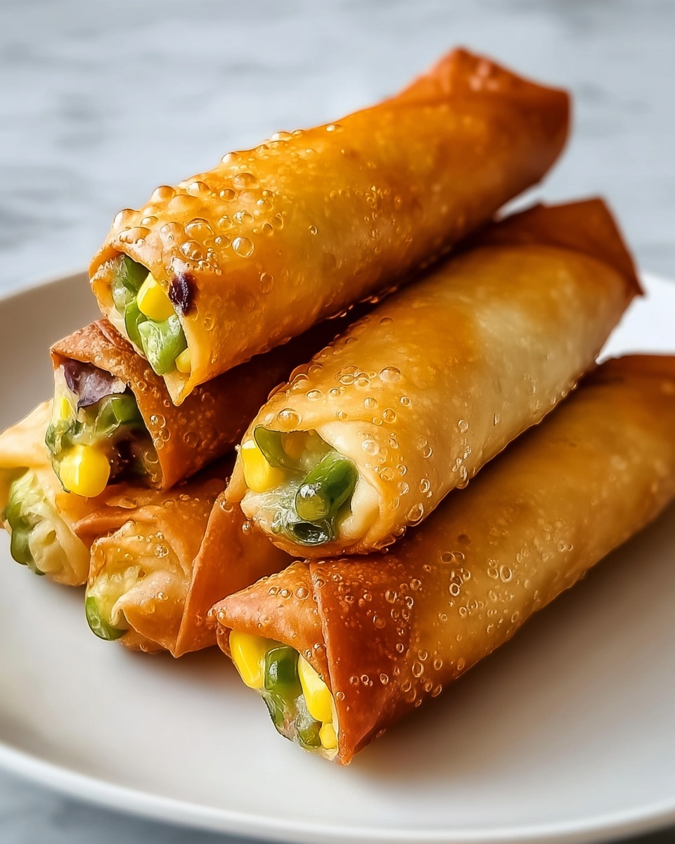 Mini Jalapeno Popper Egg Rolls Recipe - Recipe Image