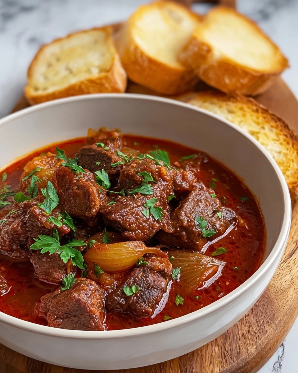 Greek Beef Stew (Stifado) with Pearl Onions Recipe - Recipe Image