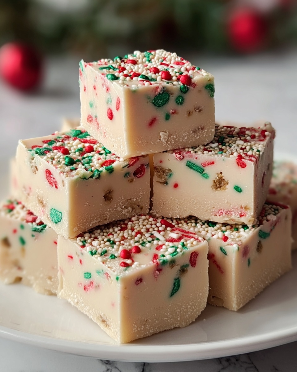 Candy Cane Fudge Recipe - Recipe Image