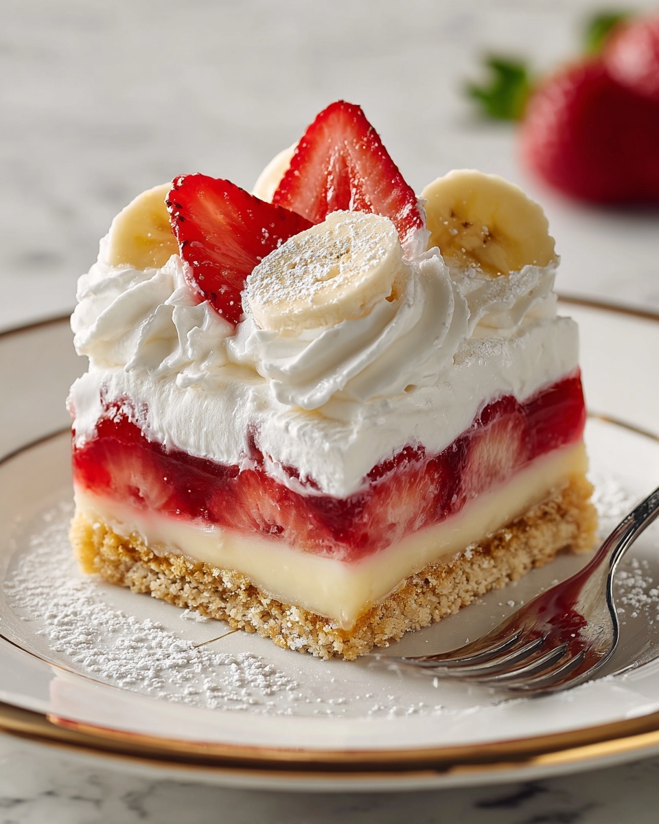 Strawberry Banana Cream Delight Recipe - Recipe Image