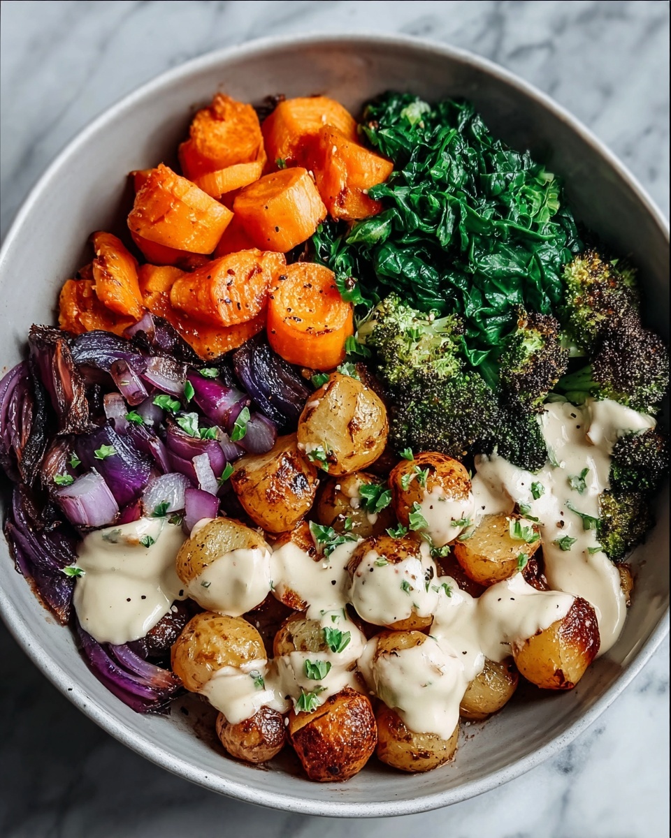 Mediterranean Veggie Bowls Recipe - Recipe Image