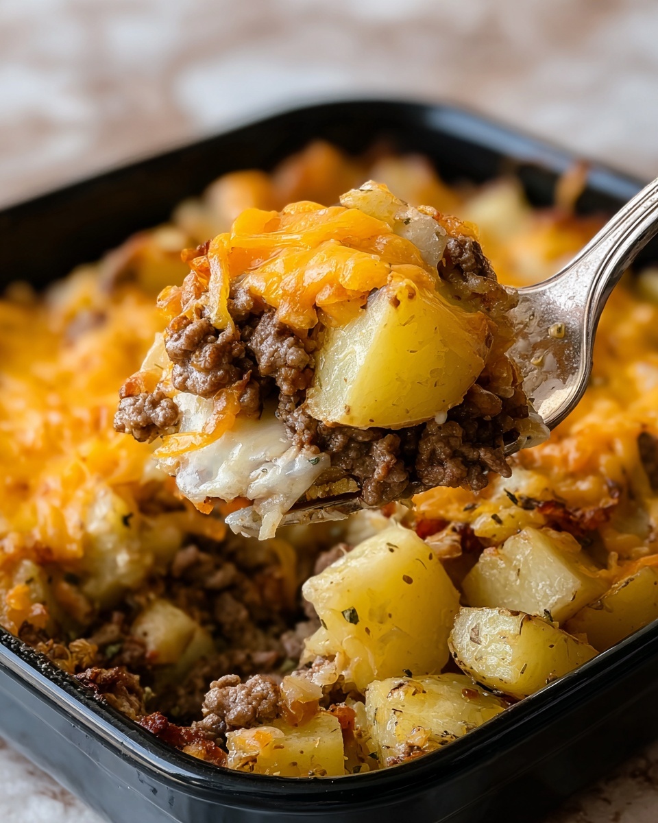 The Best Hobo Casserole Ground Beef Recipe - Recipe Image