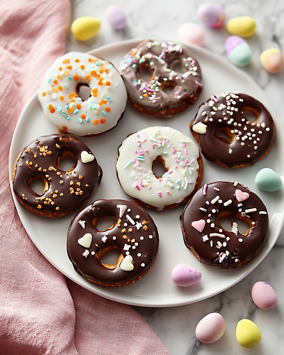Best Chocolate Covered Pretzels for Easter Recipe - Recipe Image