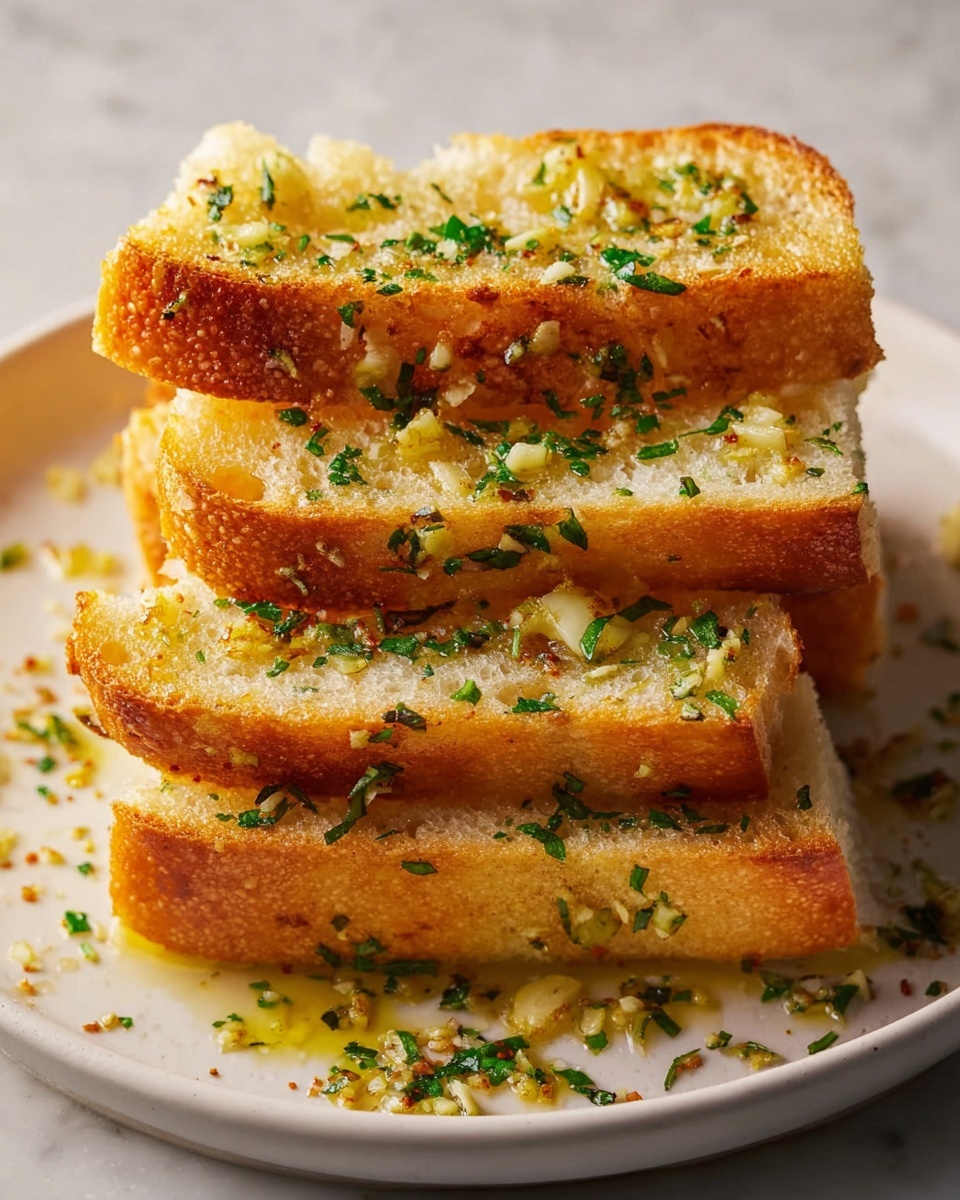 Garlic Bread Focaccia Recipe - Recipe Image