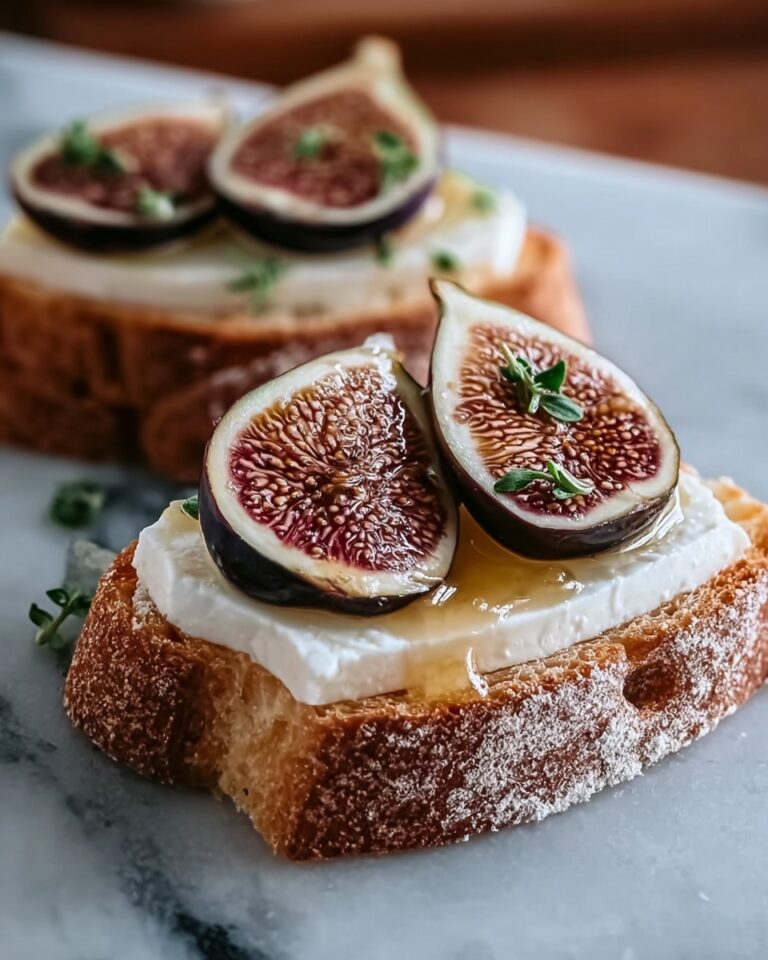 Fig and Brie Crostini Recipe