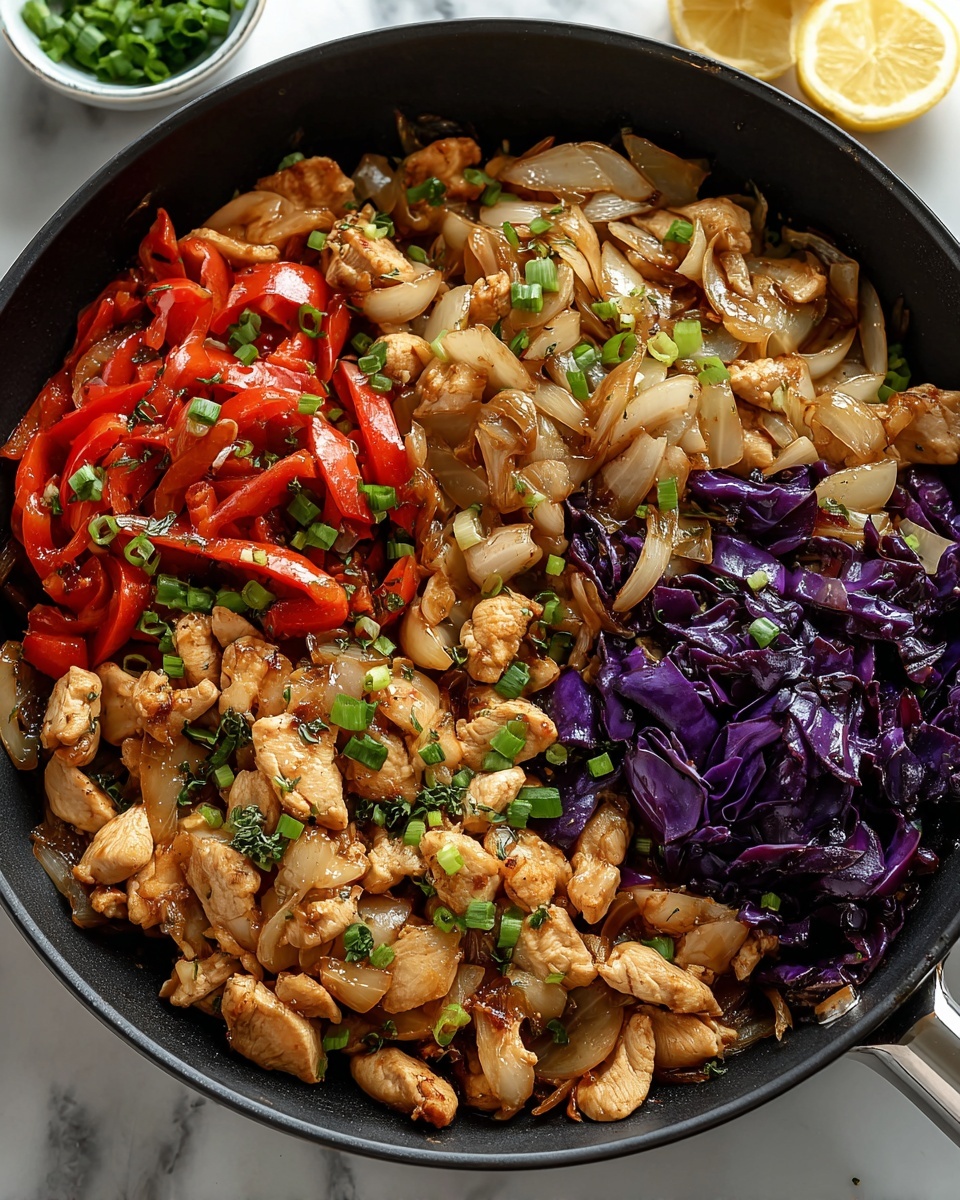 Chicken and Cabbage Stir Fry Recipe - Recipe Image