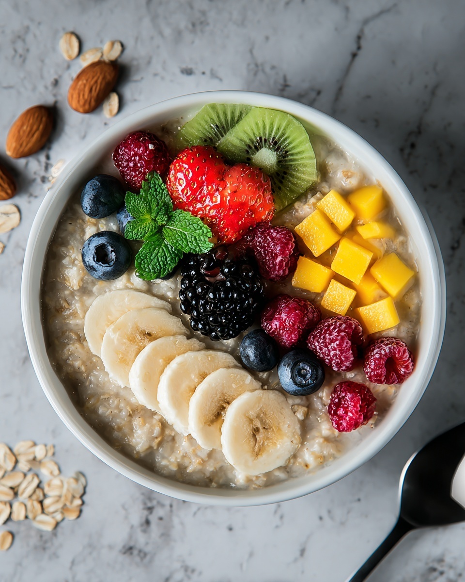 Oatmeal with Fruits and Nuts Recipe - Recipe Image