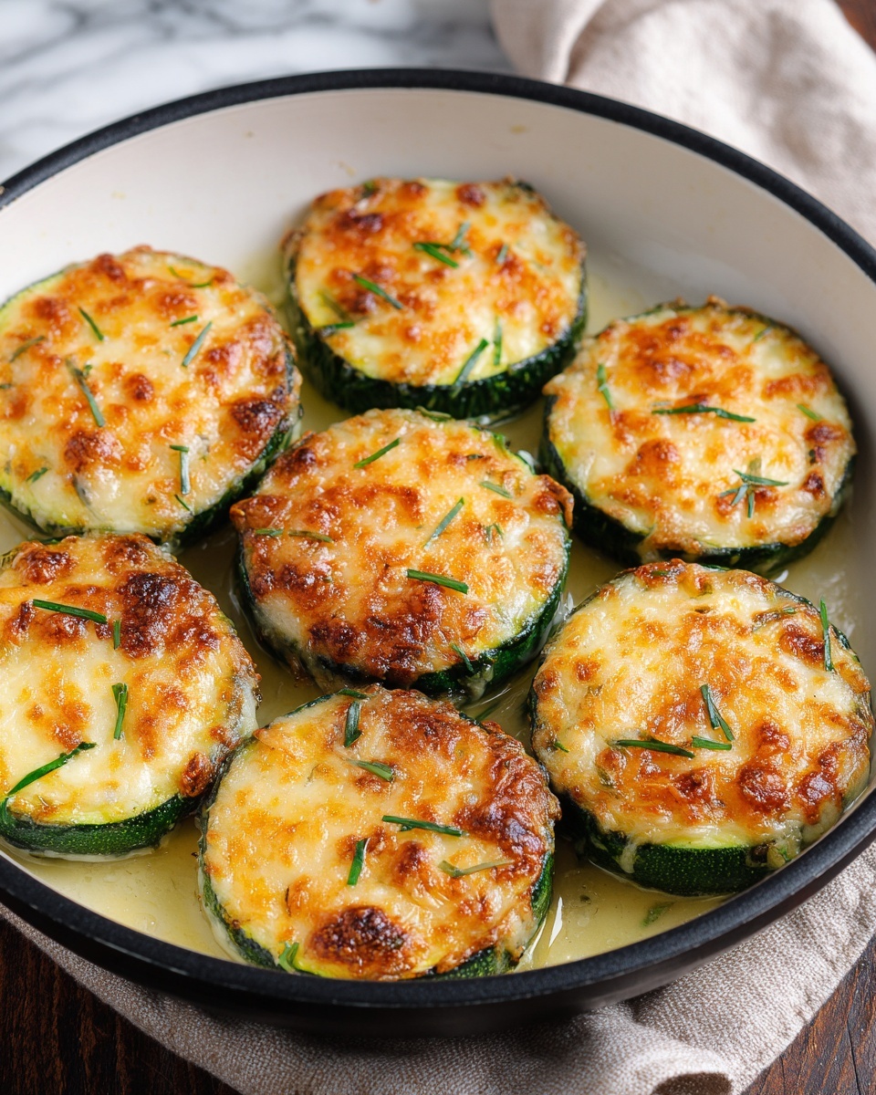 Baked Parmesan Zucchini Rounds Recipe - Recipe Image