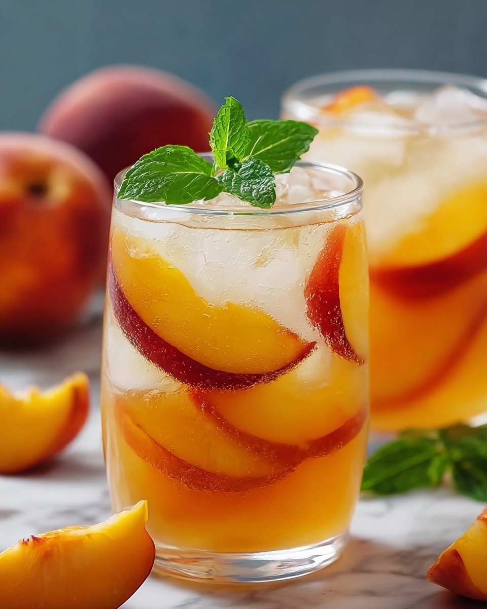 Refreshing Peach Lemonade Recipe - Recipe Image