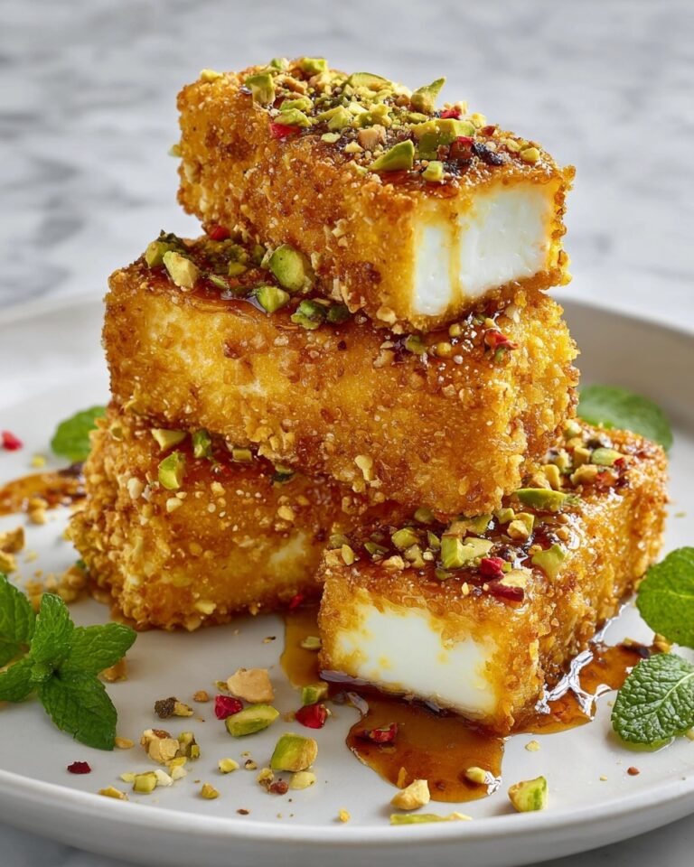 Swicy Pistachio Halloumi with Lime Glaze – Crispy & Bold Flavor Recipe