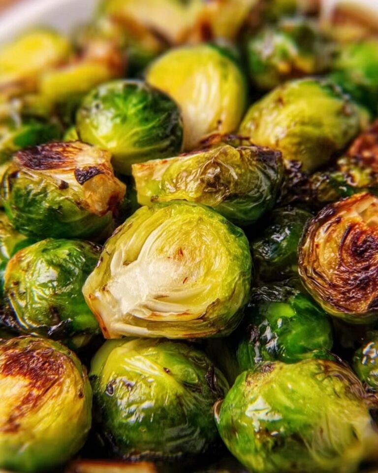 Crispy Roasted Brussels Sprouts with Balsamic Glaze and Optional Toppings Recipe
