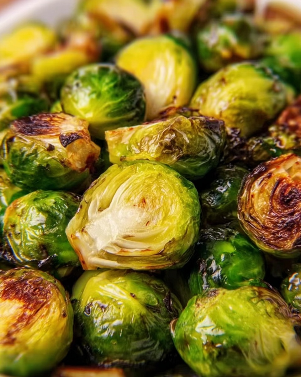 Crispy Roasted Brussels Sprouts with Balsamic Glaze and Optional Toppings Recipe - Recipe Image