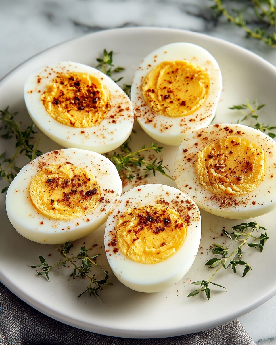 Air Fryer Hard Boiled Eggs Recipe - Recipe Image