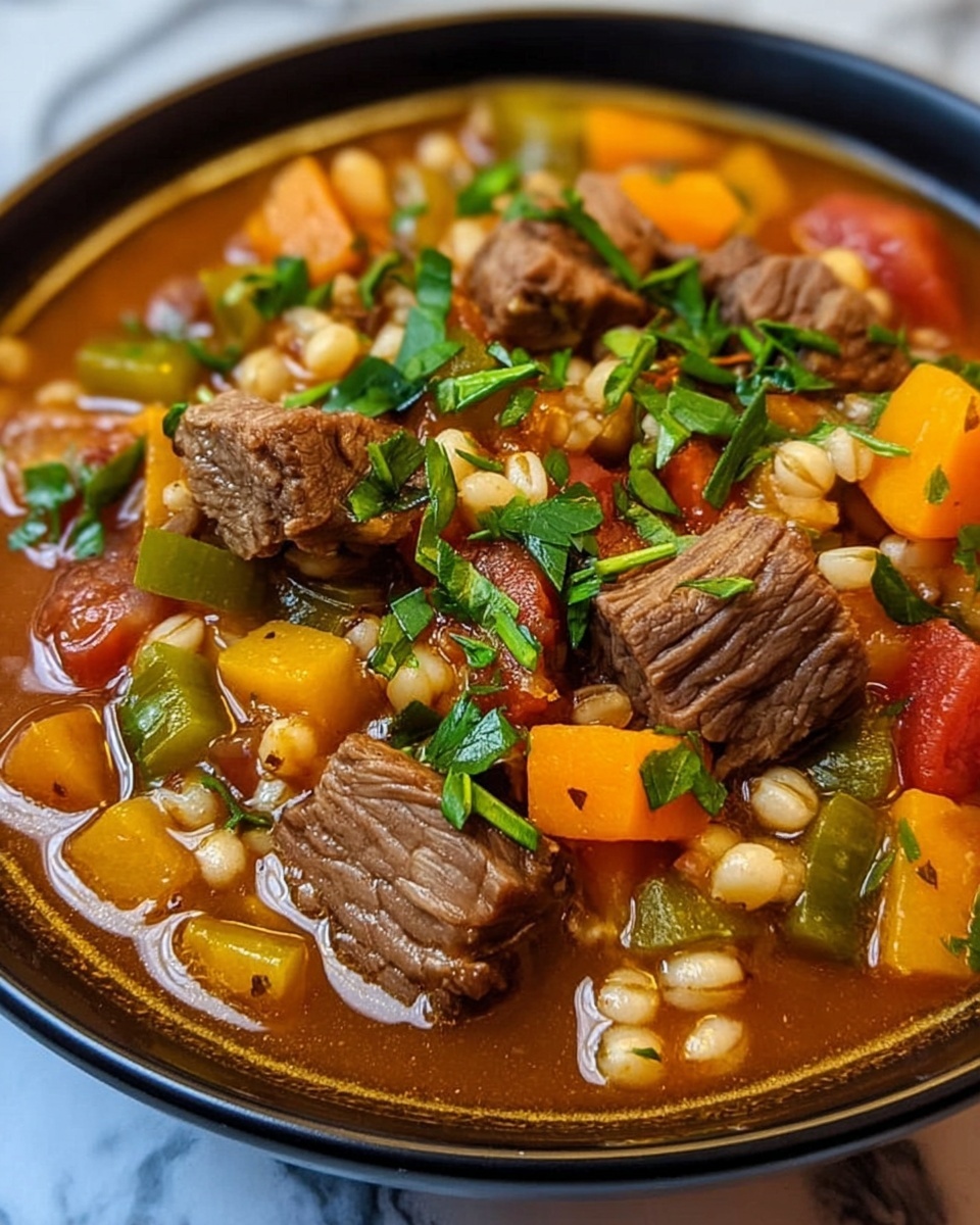 Hearty Beef Barley Soup Recipe - Recipe Image