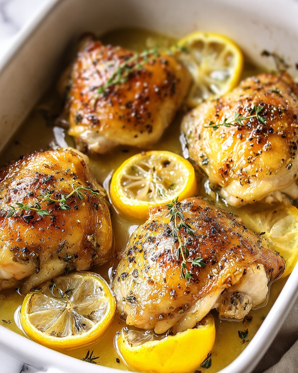 Greek Lemon Chicken Thighs Recipe - Recipe Image