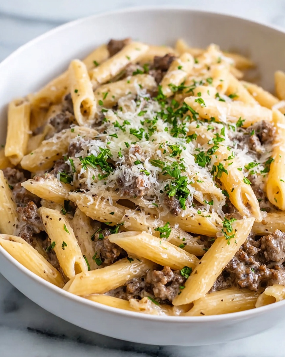 Creamy Sausage Pasta Recipe - Recipe Image