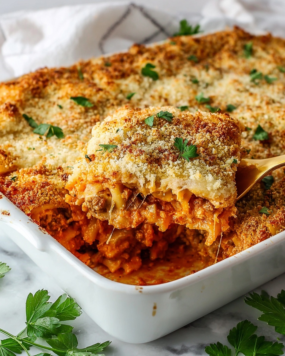 Chicken Parmesan Casserole Recipe - Recipe Image