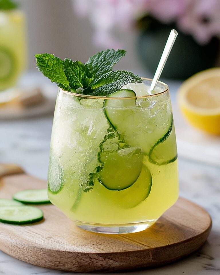 Cucumber Gin Fizz Pops Recipe