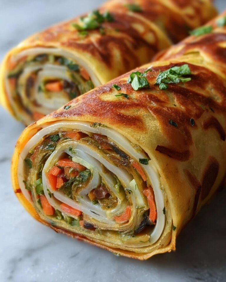 Potato Rolls with Cabbage and Cheese Filling Recipe