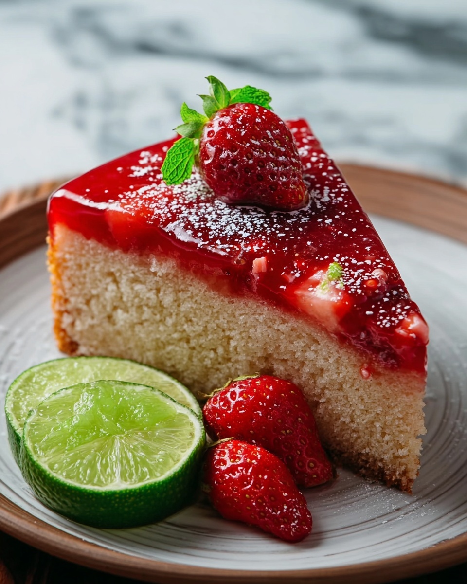 Strawberry Limeade Cake Recipe - Recipe Image