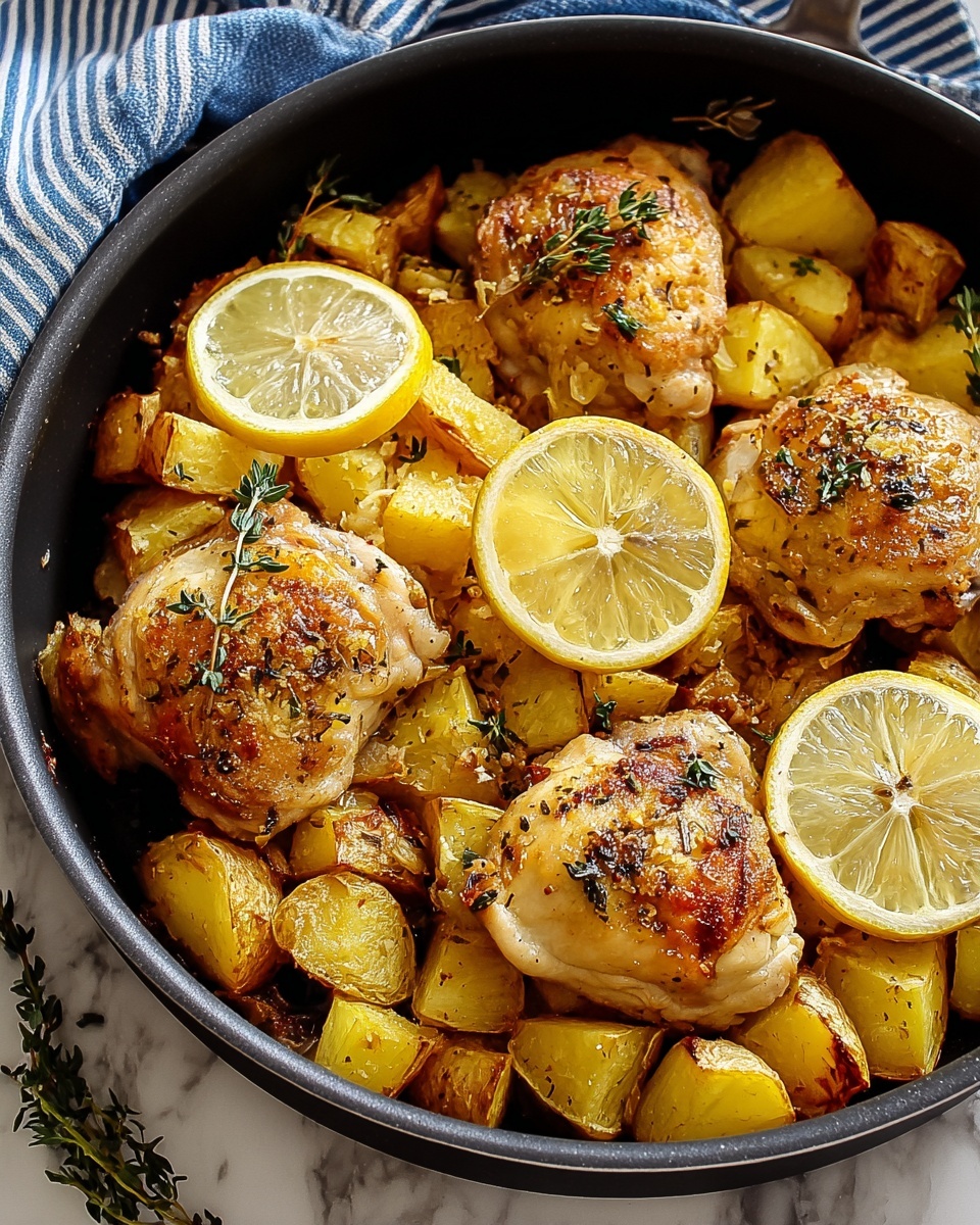 Greek Lemon Chicken & Potatoes Recipe - Recipe Image