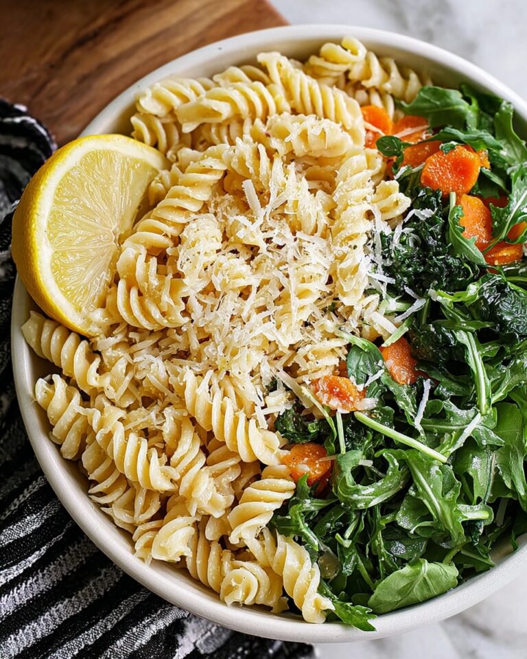 Lemon Basil Parmesan Pasta Salad Recipe