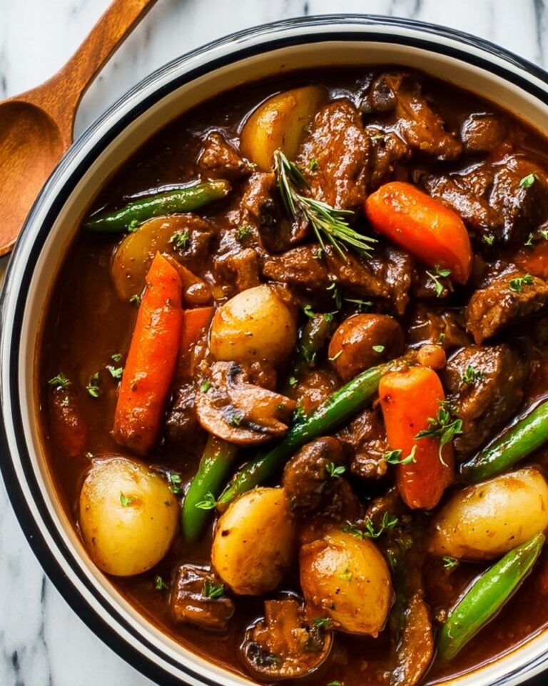 Hearty Chicken Stew with Vegetables and Tomato Broth Recipe