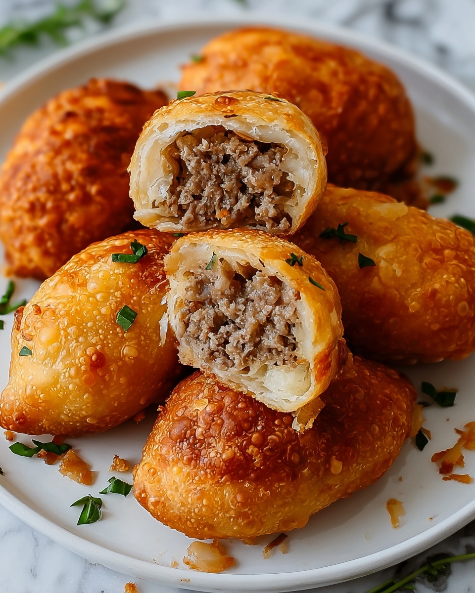 Spicy Garlic Beef Croquettes with Crispy Golden Crust Recipe - Recipe Image