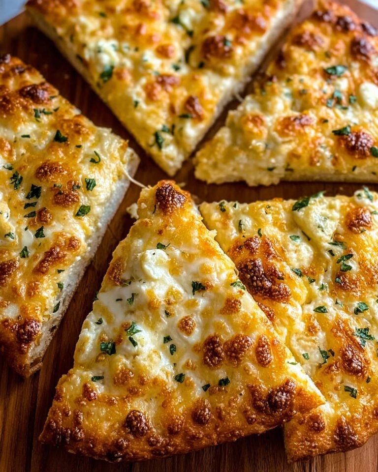 Air Fryer Cheesy Tortilla Garlic Bread Recipe