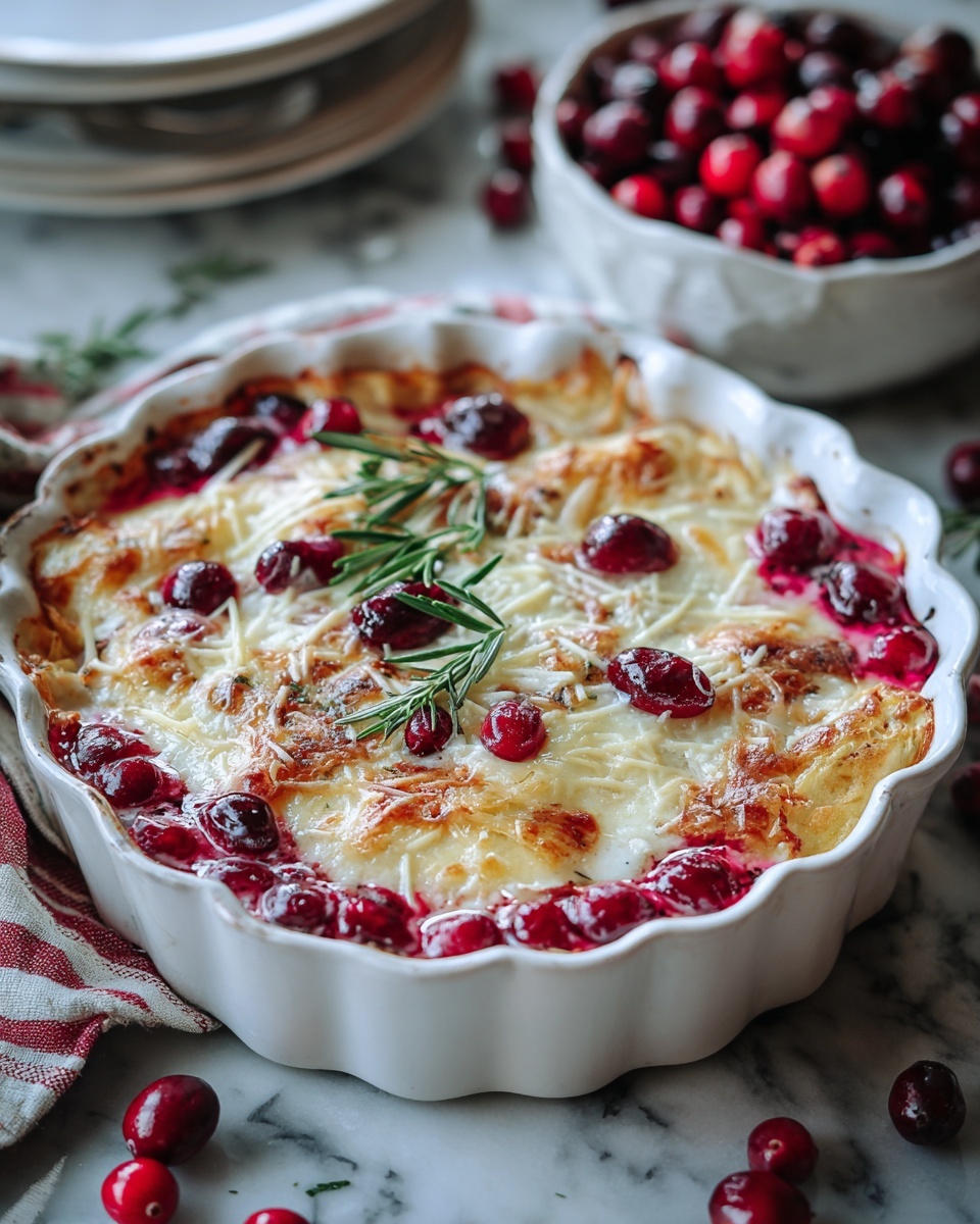 Baked Cranberry Cream Cheese Dip Recipe - Recipe Image