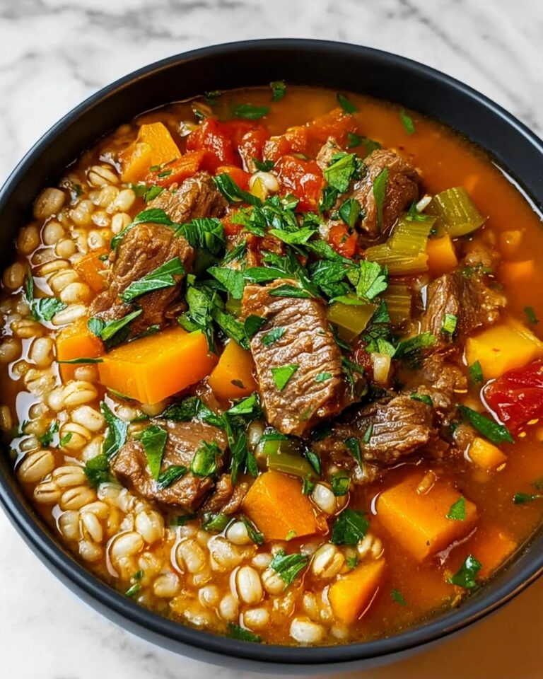 Hearty Beef Barley Soup Recipe