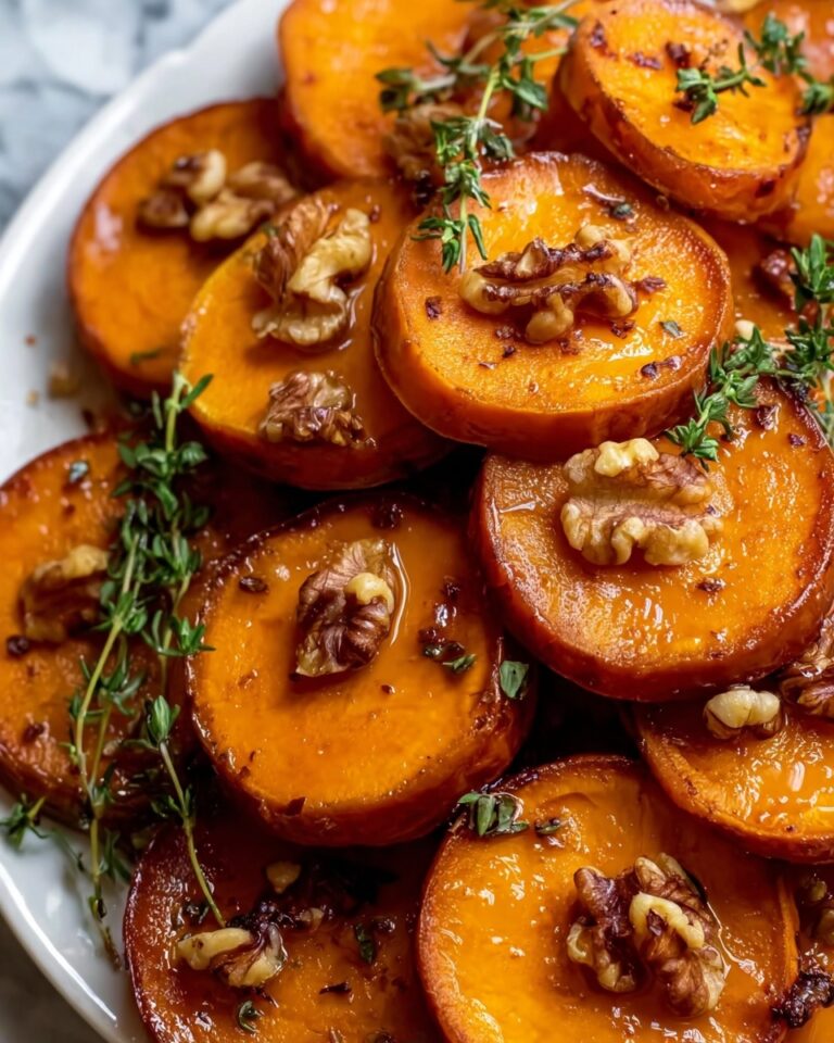 Walnut Maple Roasted Sweet Potatoes Recipe