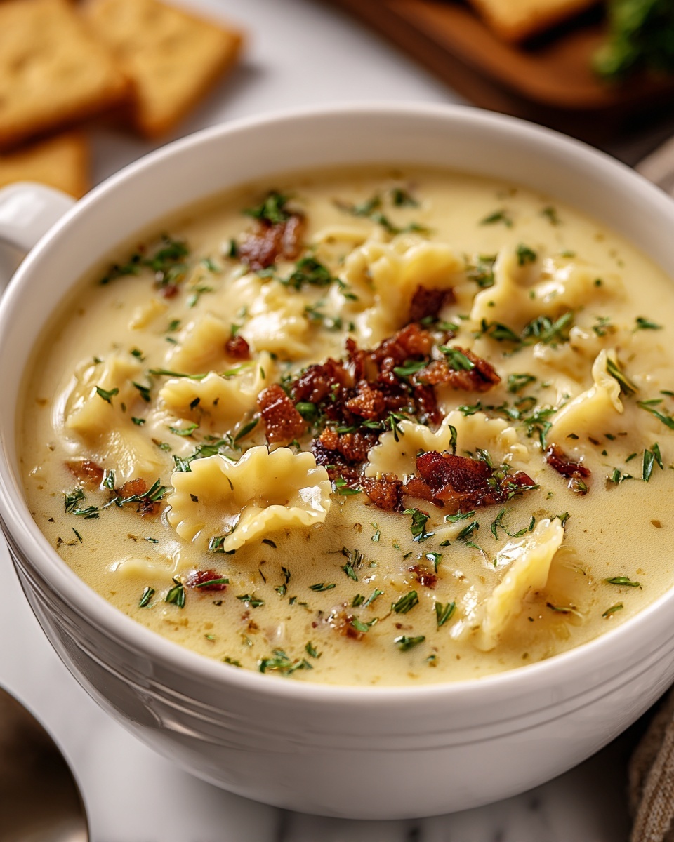 Creamy White Chicken Lasagna Soup Recipe - Recipe Image