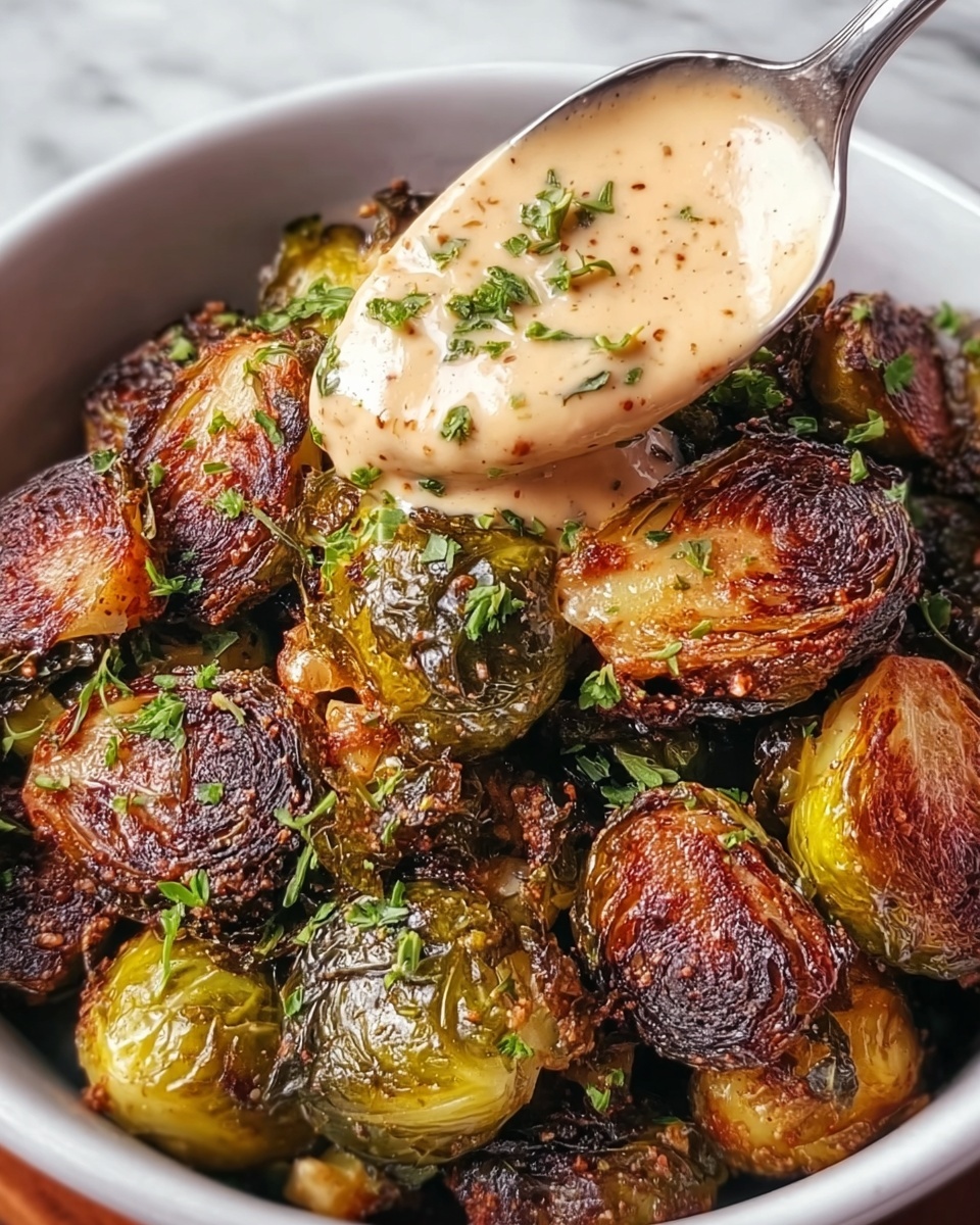 Crispy Fried Brussels Sprouts with Lemon Aioli Recipe - Recipe Image
