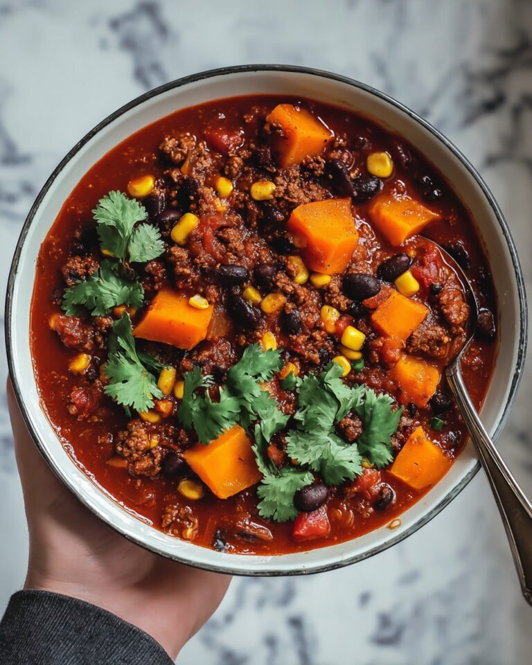 Easy Butternut Squash Chili With Turkey or Beef Recipe