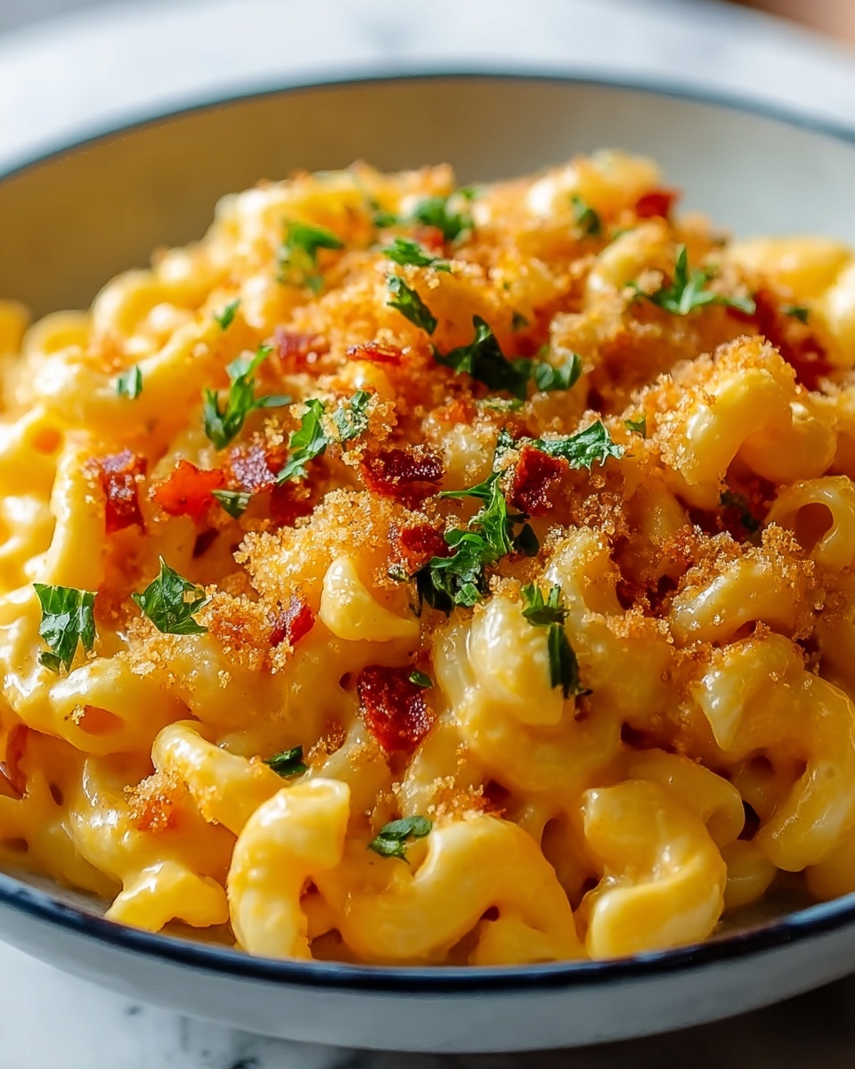 Cheesy Baked Macaroni Schotel with Ground Meat Recipe - Recipe Image