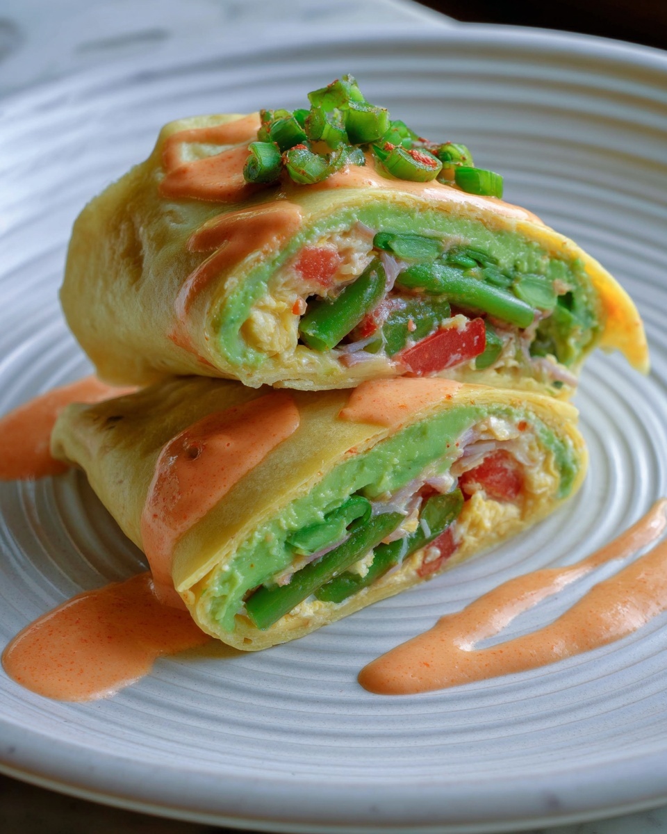 Effortless Veggie Omelette Roll Recipe - Recipe Image