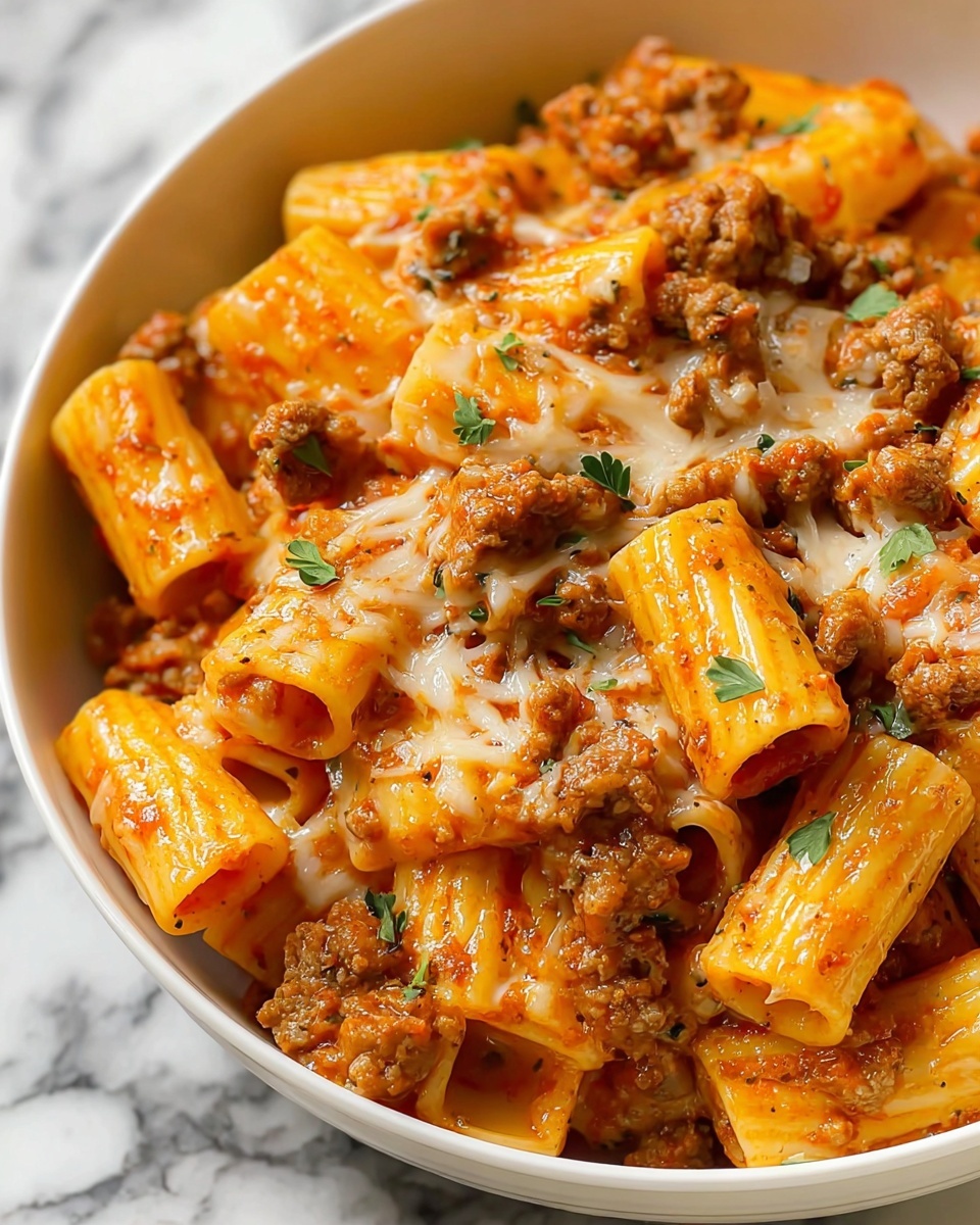 Creamy Rigatoni with Boursin Cheese Recipe - Recipe Image