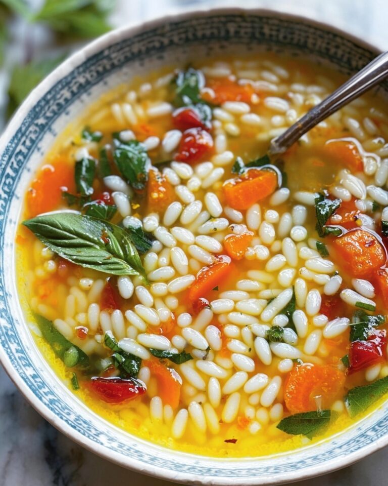 Summery Orzo Soup Recipe